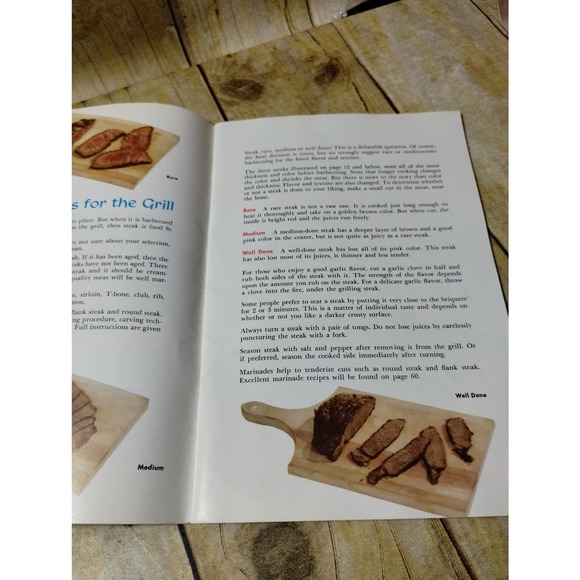 Vtg How to Cook Outdoors Cookbook Garden Mark 1961 Grilling Barbecue  (bb10) - Picture 5 of 10